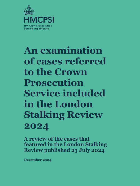 hmcpsi's tweet image. Today we have published an inspection report following a review of @CPSUK cases featured in @LDNVictimsComm’s London Stalking Review. Stalking is a serious offence and we will conduct a thematic inspection in 2025 which will build on these findings
hmcpsi.justiceinspectorates.gov.uk/report/an-exam…