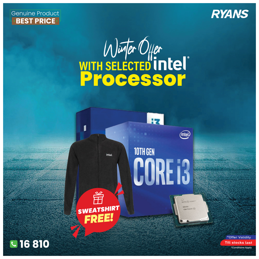 RyansComputers's tweet image. ❄️ Get a FREE Sweatshirt with selected Intel processor laptops! Stay warm while you work or play this winter.
👉Offer details: ryans.com/offers/sweatsh…
☎ 16810
#RyansComputers #WinterOffer #IntelProcessor #FreeSweatshirt