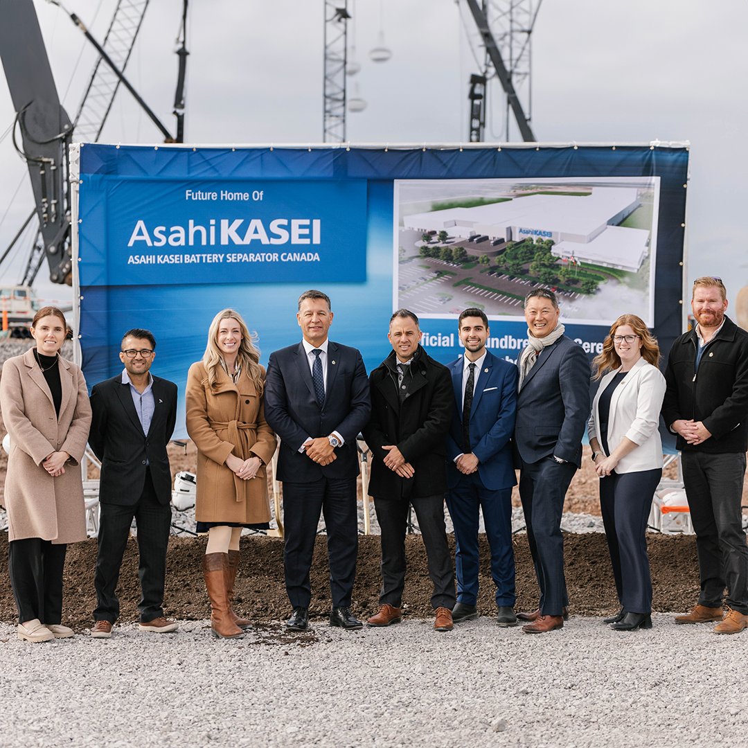 Happy New Year! A 2024 highlight for Niagara Region is Asahi Kasei’s $1.6B investment in Port Colborne, marking their first North American lithium-ion battery separator plant. The largest investment in our region’s history!

niagaracanada.com/asahi-kasei-br…