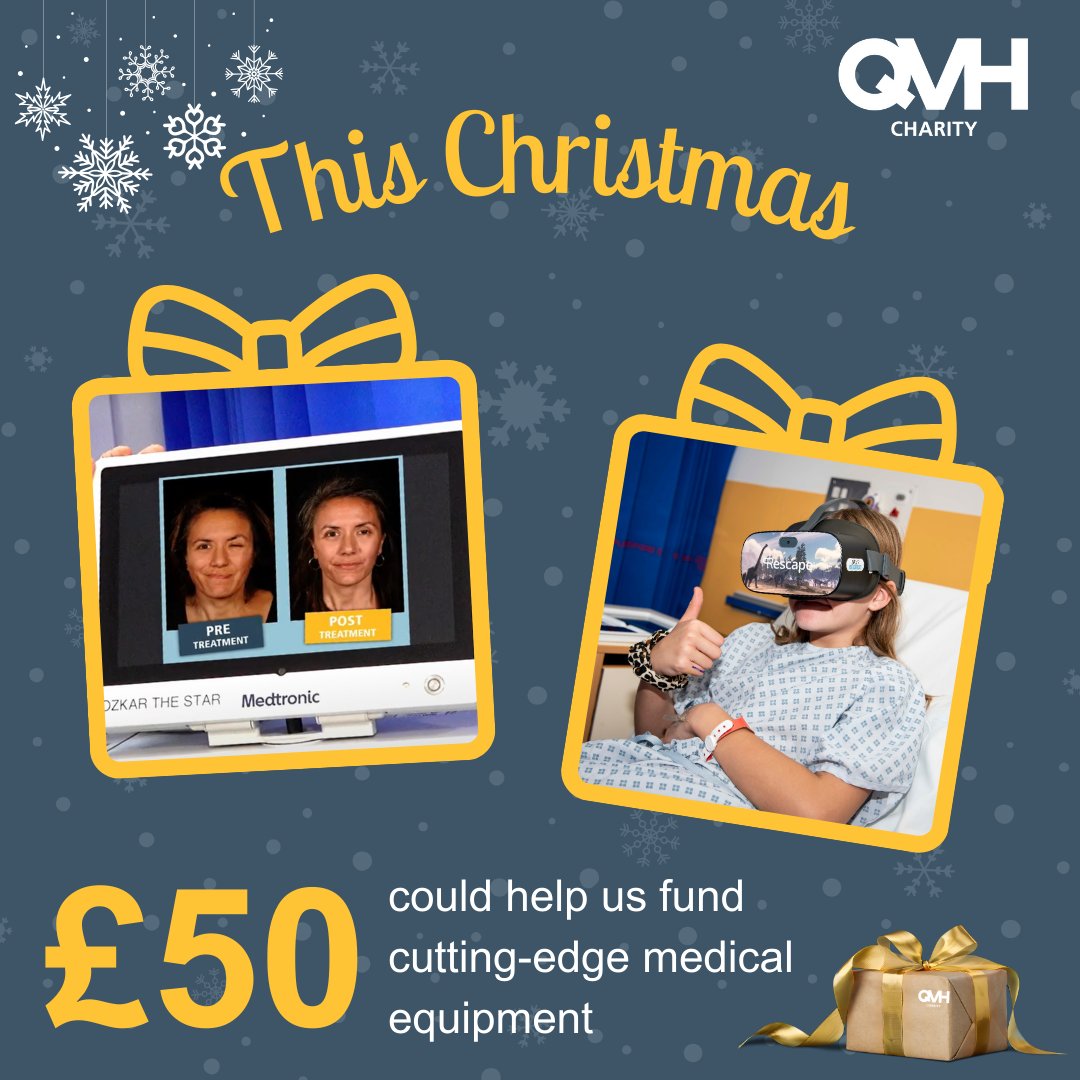 Queen Victoria Hospital Charity (@qvhcharity) on Twitter photo Did you know that Β£50 could help us to fund cutting-edge medical equipment at <a href="/qvh/">Queen Victoria Hospital NHS Foundation Trust</a>? π¬
Can you give the gift of #RebuildingLives this Christmas?π
justgiving.com/campaign/chrisβ¦
#SupportQVH #12DaysofCharityChristmas #SpecialistEquipment #FacialPalsy Did you know that Β£50 could help us to fund cutting-edge medical equipment at <a href="/qvh/">Queen Victoria Hospital NHS Foundation Trust</a>? π¬
Can you give the gift of #RebuildingLives this Christmas?π
justgiving.com/campaign/chrisβ¦
#SupportQVH #12DaysofCharityChristmas #SpecialistEquipment #FacialPalsy