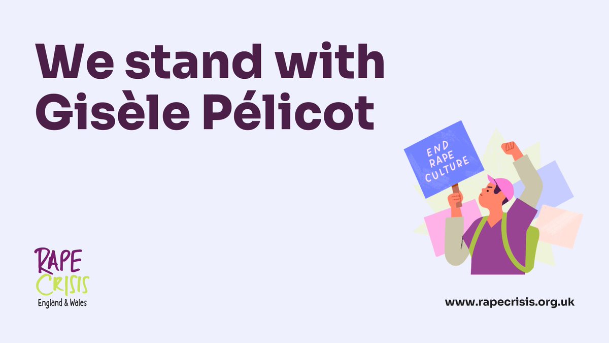 🧵No sentence can adequately reflect the trauma that Gisele Pelicot and her family have faced. We stand with her and all survivors of sexual violence and abuse impacted by this case. (1/3)