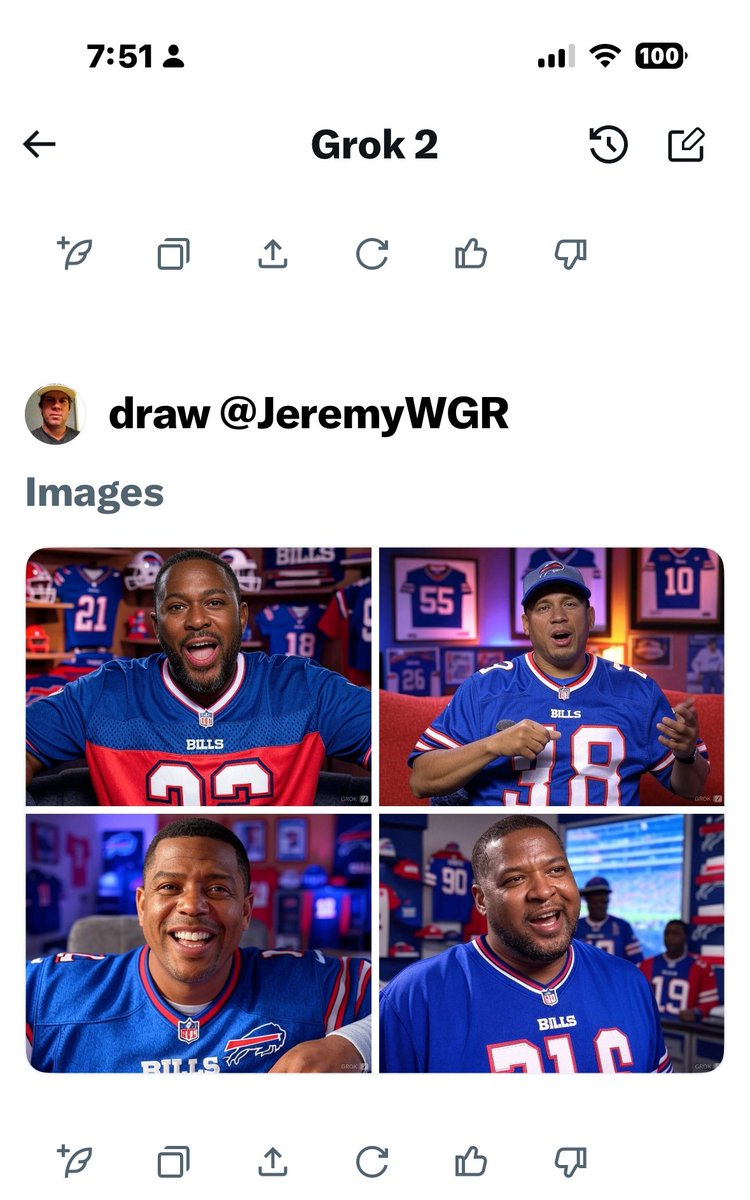 doesn’t seem Grok putting any artists out of a job.

I asked Grok to draw 

<a href="/JeremyWGR/">Jeremy White 🚂</a>