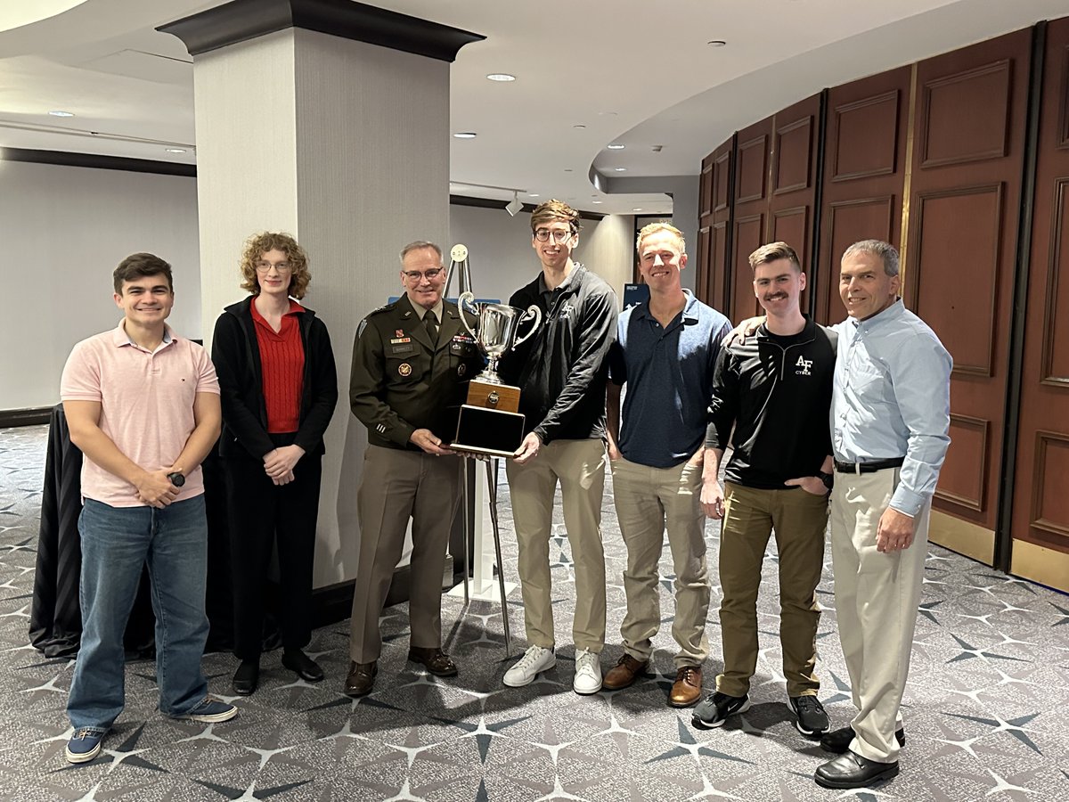 SANSInstitute's tweet photo. 🏆  After an intense competition showcasing incredible skills, strategy, and teamwork, we’re thrilled to announce the United States Air Force as the winner of the SANS Services Cup 2024! 🎉

Congratulations to the Team US Air Force: Capt Sears Schulz, Capt Daniel Tunitis, 2d Lt Josiah Stearns, WO1 Aidan Patterson, TSgt Melissa Leslie.

They will be competing in the 2025 International Services Cup!

A huge congratulations to the team for their hard-earned victory!

#ServicesCup #CyberRange #SANSCDI #SANSLiveTraining