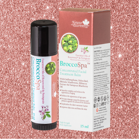 NewcoNatural1's tweet photo. Sulforaphane = “Get Your Skin Back” 

19 – BroccoSpa Concentrated Facial Treatment Balm

•A new and innovative facial treatment balm in an easy stick applicator!
•Formulated with Sulforaphane, Bakuchiol, Shiitake Mushroom, Hibiscus Extract &amp; European Blueberry Oil. 🍄🌺 https://t.co/ke0hCeLf5g