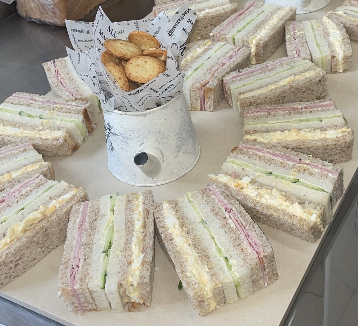 It’s a Christmas Eve treat. Get your eggs, ham and nibbles from MacFarlane’s