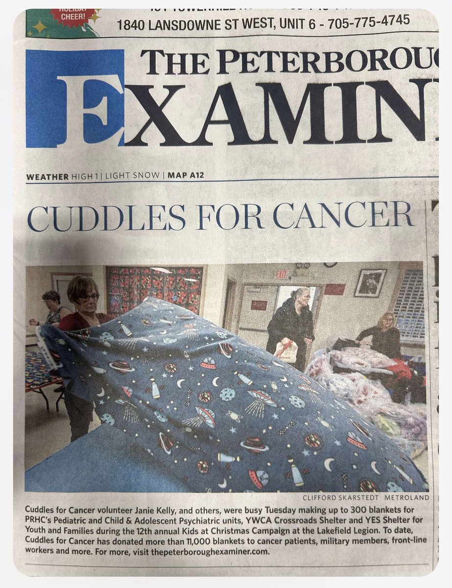 Our volunteers made the front page 🫶
