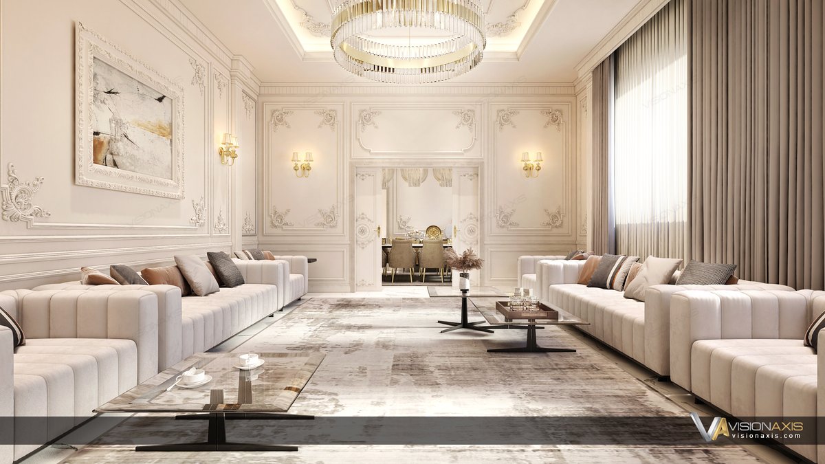 VisionAxis's tweet image. من أعمالنا... 
تصميم كلاسيكي لمجلس رجال مع لمسات معاصرة في قطع الفرش المتحركة.

#فجن_اكسس #تصميم_داخلي #تصميم_مجالس #كلاسيك #مودرن