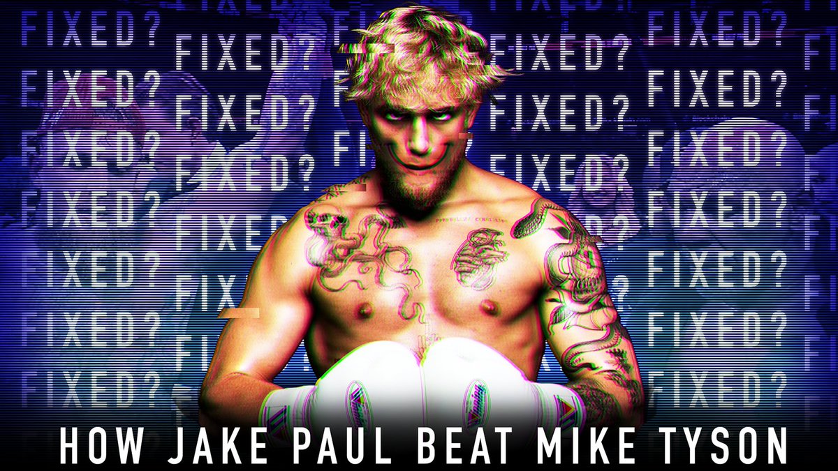 EyePatchWolf's tweet photo. I know we all love Jake Paul, but I have discovered some things about his Mike Tyson fight that suggests he may not be the good guy we all think he is:

https://t.co/enkeF1IvEN https://t.co/Ewtj4qdGmi