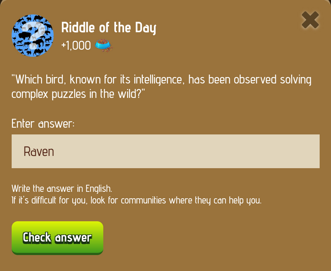 airdrop_ninjas's tweet photo. Zoo Daily Tasks Dec 19

Rebus of the day: Cobra

Riddle of the day: Raven

Join Zoo
https://t.co/sWXGWkiD4x

#zoo #zoobot https://t.co/Q1dQzr3KtH