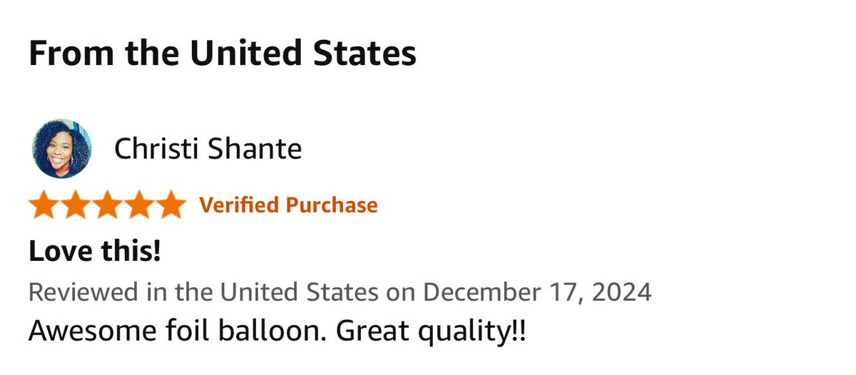 SunSparkToons's tweet photo. Another 5 ⭐️ review for the Trump Balloon 🎈 

Thank you Christi! Glad you enjoyed it 😉 https://t.co/vfBQr8exUJ