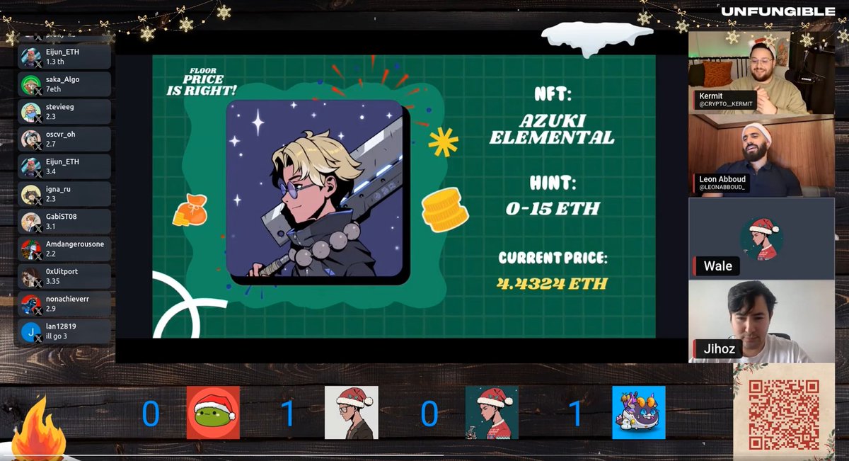 Jaymark_mamba's tweet photo. The The gift of NFT episode 13 is successful once again!

Kaito the producer prepared a fun game. I really like it.

The good strategy in winning this game is sniping others guess HAHAHAHA https://t.co/wygBzailgN