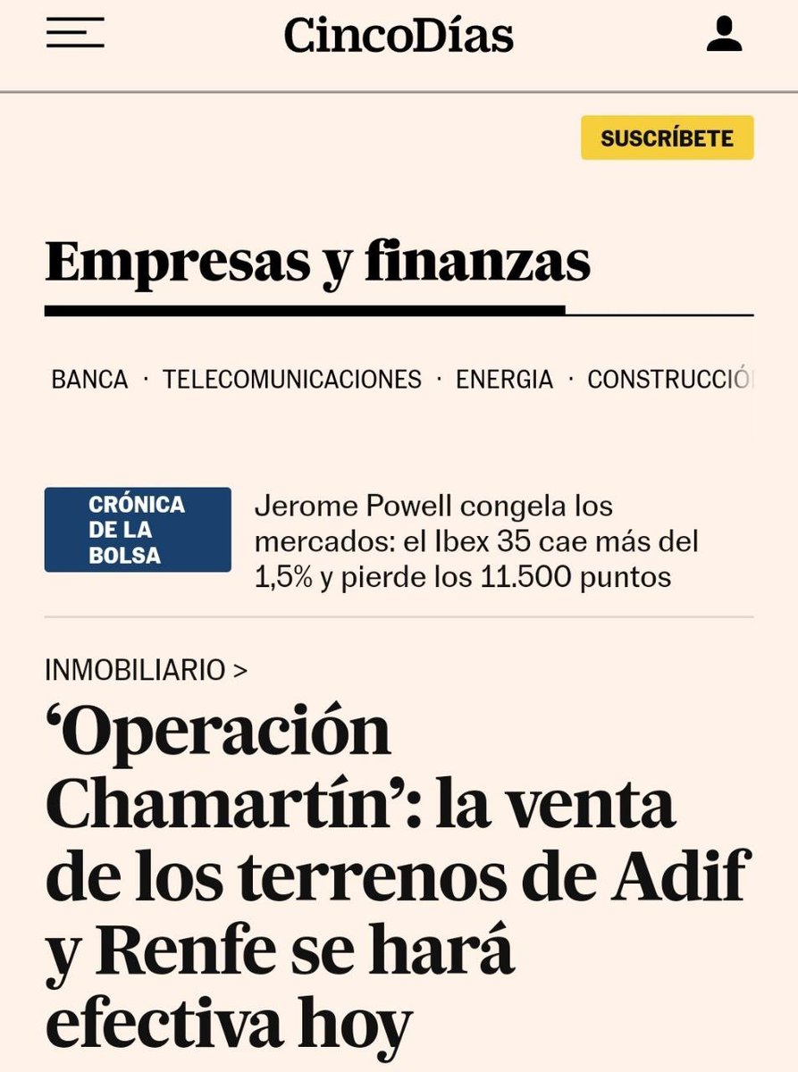 carlossmato's tweet photo. Hoy se consuma un expolio gigantesco.
Adif vende a precio de saldo el suelo público de la Operación Chamartín a BBVA y Merlin.
Día triste para quienes luchamos para impedirlo.
Supongo que feliz para quienes se esforzaron en generar plusvalías de 2.780 millones para los más ricos. https://t.co/sRooIIJU0I