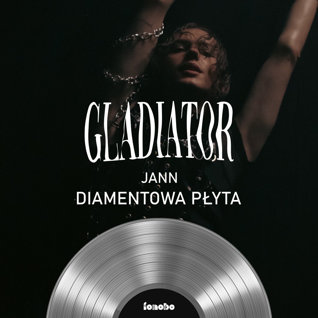FONOBOLabel's tweet image. Welcome to the party, diamond 💎 Jann zdobył diamentową płytę za singiel "Gladiator" 💎 Gratulacje! ❤️‍🔥

#Jann