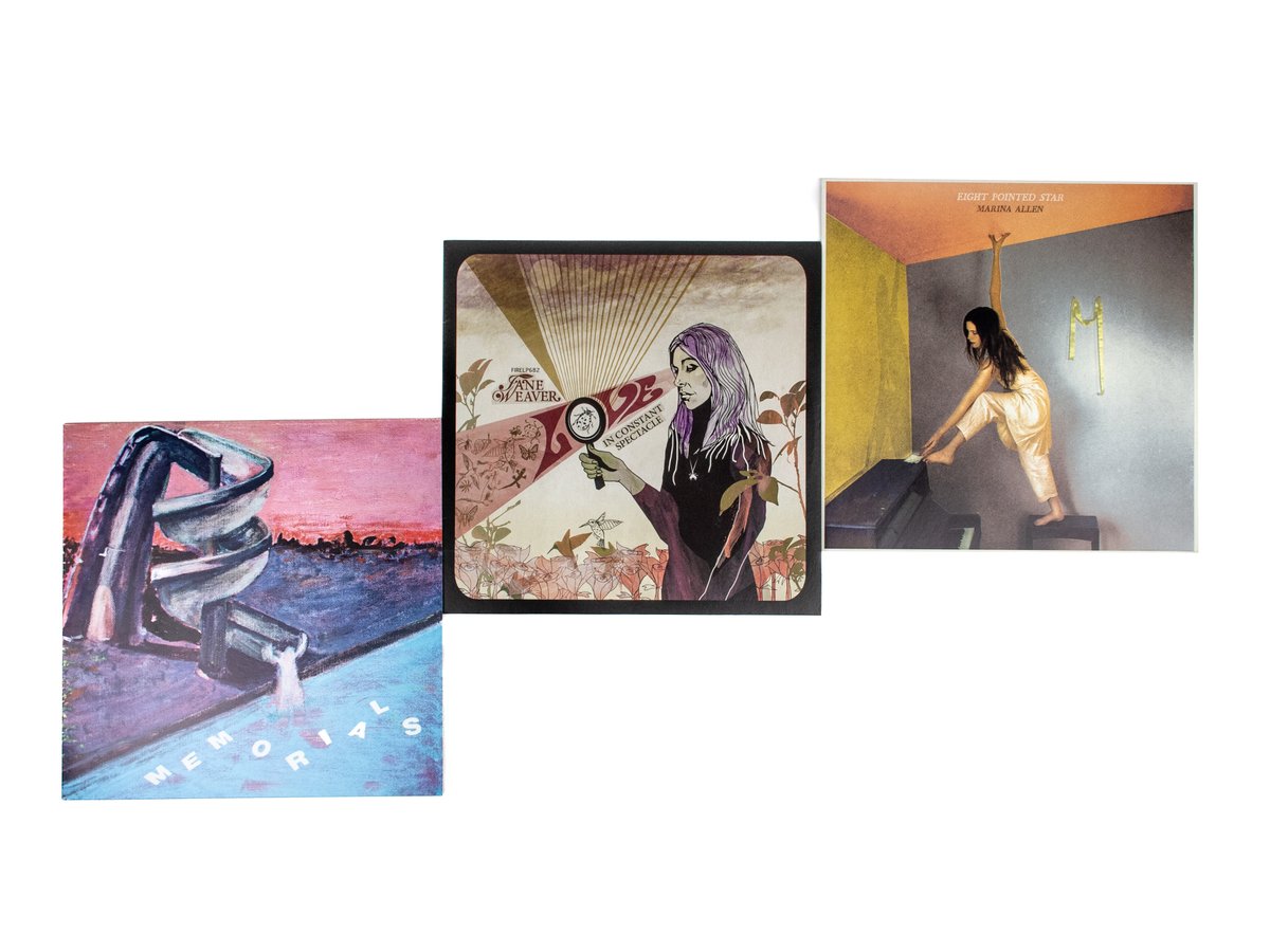 Fire Records (@firerecordings) on Twitter photo 🪄 2024 on Fire (3 LP Discount Bundle): <a href="/JanelWeaver/">Jane Weaver</a> + <a href="/memorials_music/">MEMORIALS</a> + <a href="/marinallenmusic/">Marina Allen</a> 🪄
Three of our most acclaimed releases of 2024 in one exclusive bundle, get it from:
janeweaver.lnk.to/LICSFA
MemorialsBand.lnk.to/MeWaFA
MarinaAllen.lnk.to/EightPointedSt… 🪄 2024 on Fire (3 LP Discount Bundle): <a href="/JanelWeaver/">Jane Weaver</a> + <a href="/memorials_music/">MEMORIALS</a> + <a href="/marinallenmusic/">Marina Allen</a> 🪄
Three of our most acclaimed releases of 2024 in one exclusive bundle, get it from:
janeweaver.lnk.to/LICSFA
MemorialsBand.lnk.to/MeWaFA
MarinaAllen.lnk.to/EightPointedSt…