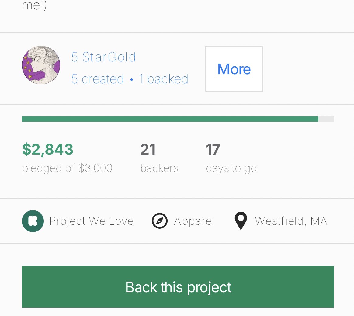 5_StarGold's tweet image. 95% FUNDED!?!? Who wants to top it off? 

But fr y’all are wild and I’m excited to hopefully announce full funding soon!