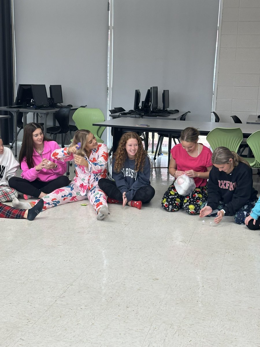 MHS__Soccer's tweet photo. 2024 Christmas party 🎄🖤💚 
Merry Christmas and A happy new year from the Lady Trooper Soccer team! ⚽️ https://t.co/xAiOtjCgcX