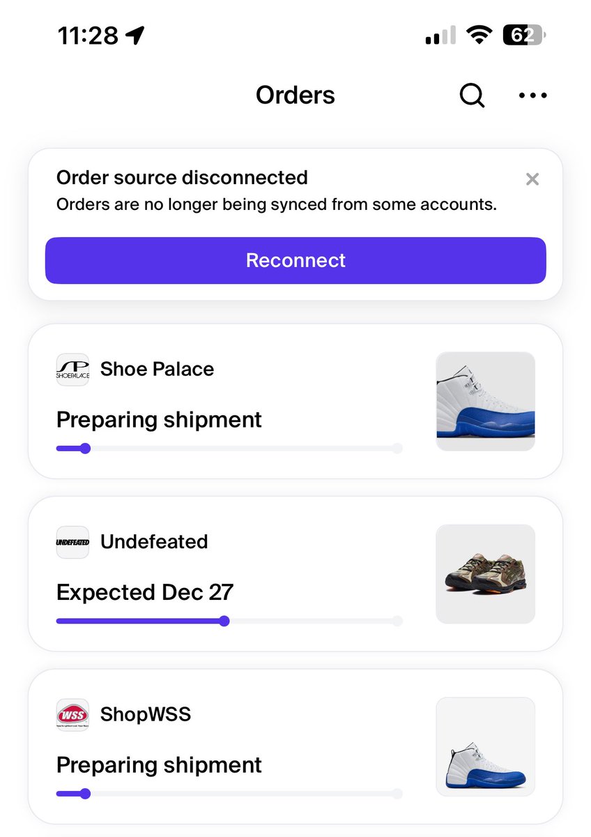 WSS already told me my order didn’t go through. Please come through <a href="/ShoePalace/">ShoePalace.com</a> 👌🏾😂