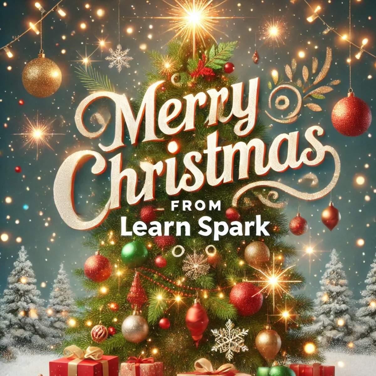 From all of us at Learn Spark, we want to thank you for your support and partnership throughout the year. May your Christmas be filled with joy, laughter, and plenty of festive cheer. Here's to a bright and successful New Year ahead!

Merry Christmas!