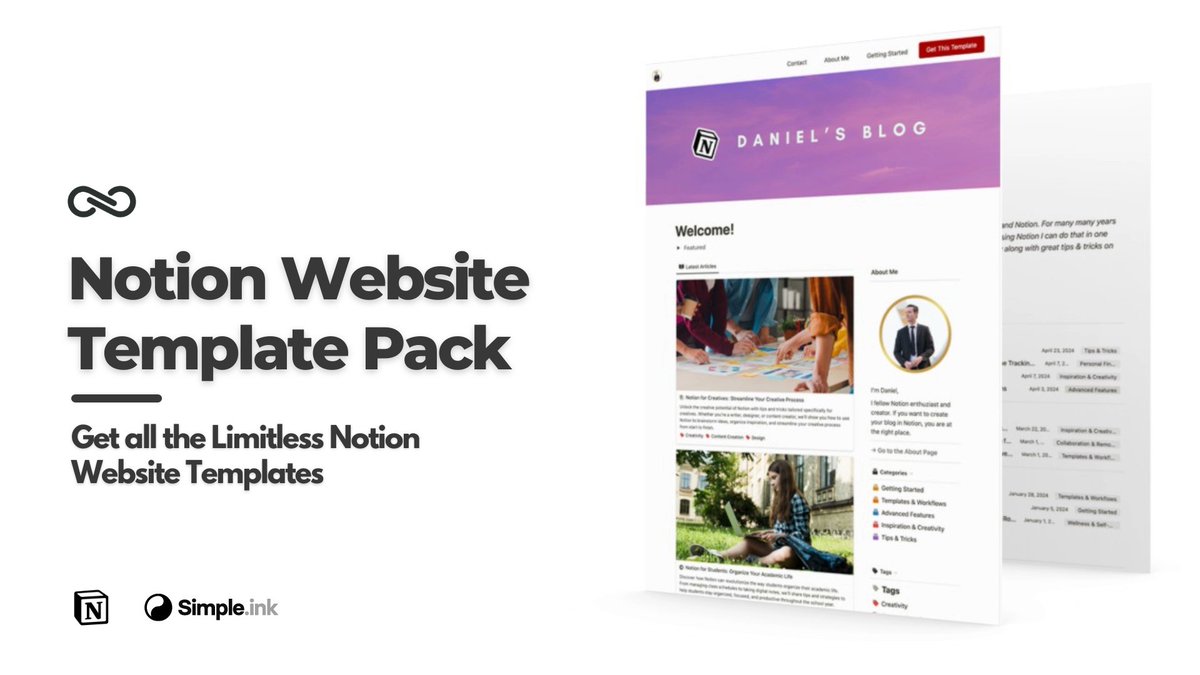 ⏳ Time’s running out! The Notion Website Creator Bundle has everything you need:

Starting at just $39—no commitment.

📅 Act now before it’s gone!

danielmarthi.gumroad.com/l/websitecreat…