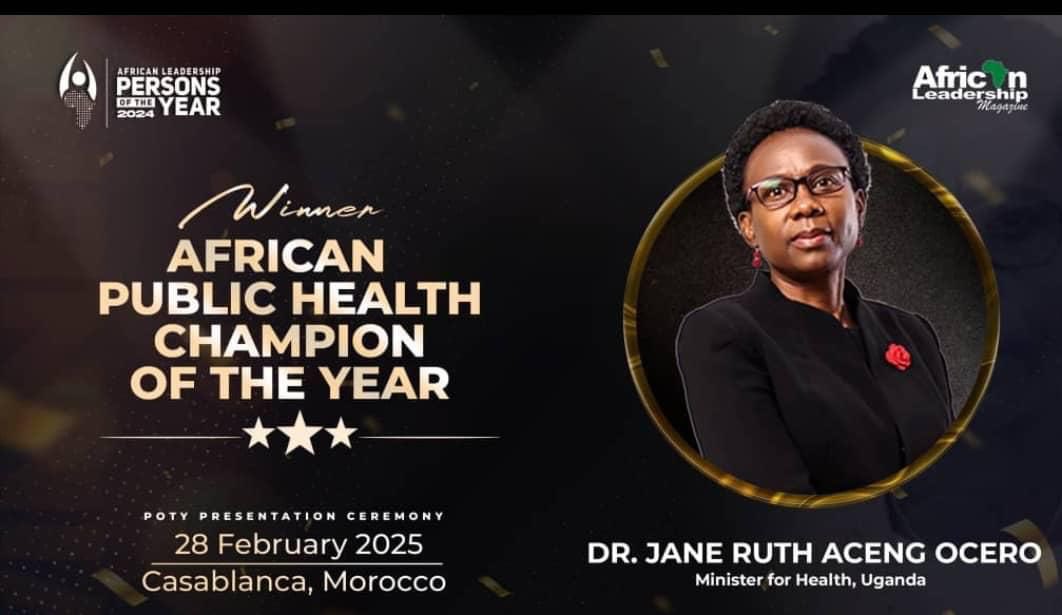 MinofHealthUG's tweet image. Congratulations to our very own, @JaneRuth_Aceng for being voted as the African Public Health Champion of the Year. 

The award ceremony will take place next year in Casablanca, Morocco. #MOHatWork