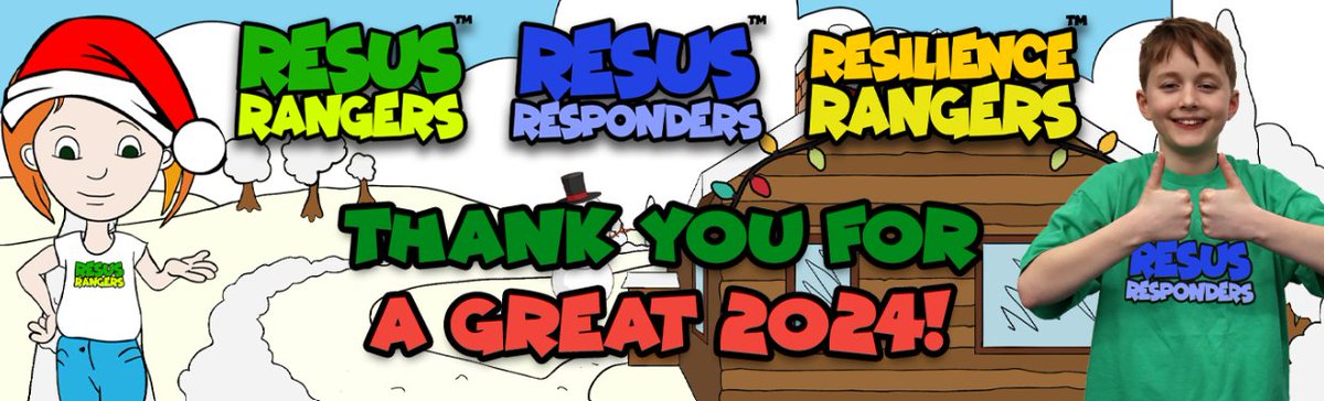 ResusRangers's tweet photo. Merry Christmas and Happy New Year from Resus Rangers Ltd!

As 2024 comes to an end we would like to thank you all for your continued support this year.

We hope to see you and your children again in 2025. Until then, have a safe and restful break, and a very happy new year! https://t.co/DH87AVCxyU