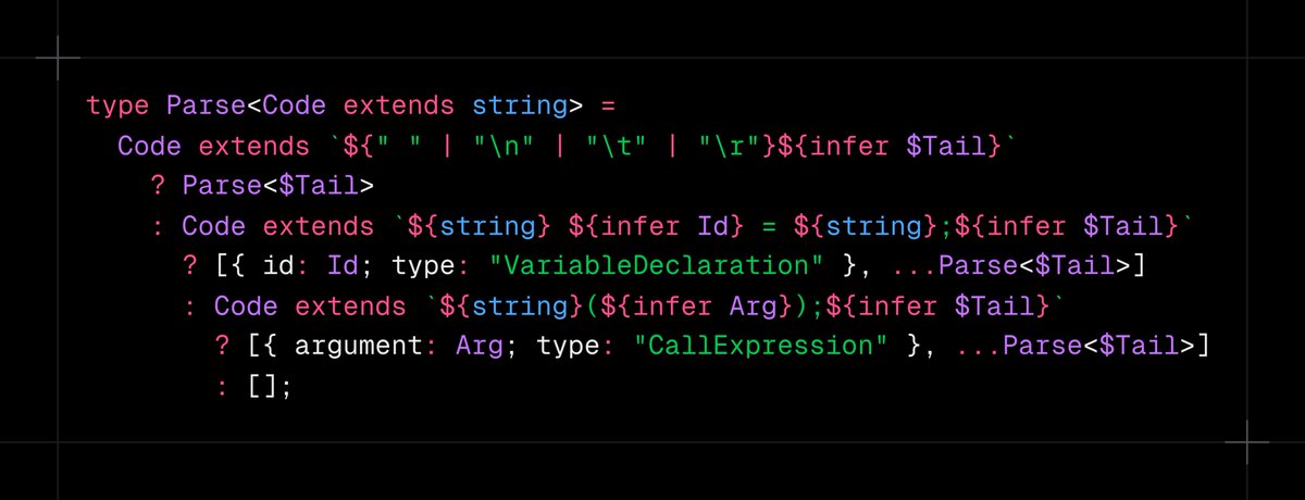 mhdcode's tweet image. I've completed day 19 - Advent of TypeScript 2024 adventofts.com/events/2024/19 #AdventOfTypescript
Long solution vs Smart solution