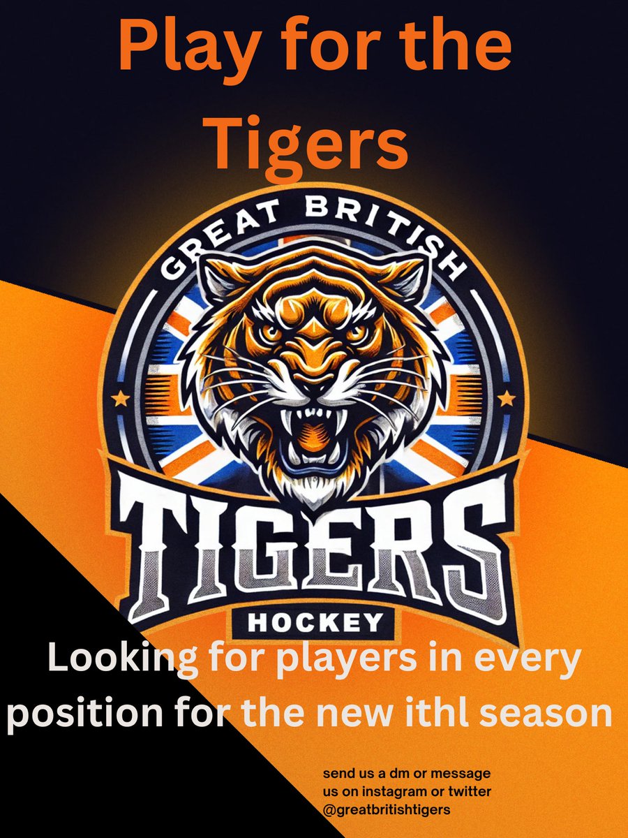 We are recruiting players for the new ithl season send us a message if your interested we have spots in every position available for a try out