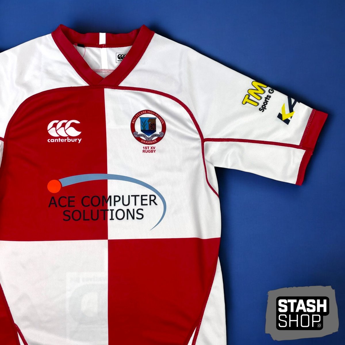 #throwback to 2023 - Bespoke Canterbury Rugby shirt for Ballyclare High
#canterbury #rugby #teamwear #stashshop