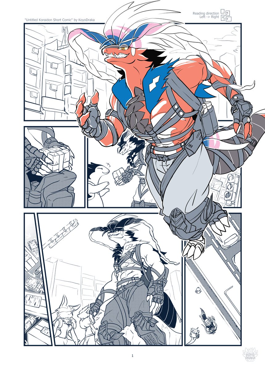 Draka_Arts's tweet photo. 「Untitled Koraidon Short Comic」

4-page SFW short comic project about my Koraidon.
This concept served as a test for my comic-making process. I may revisit this in the future. Now I'm back to drawing fanart and commissions. https://t.co/qM3b9wMgJs