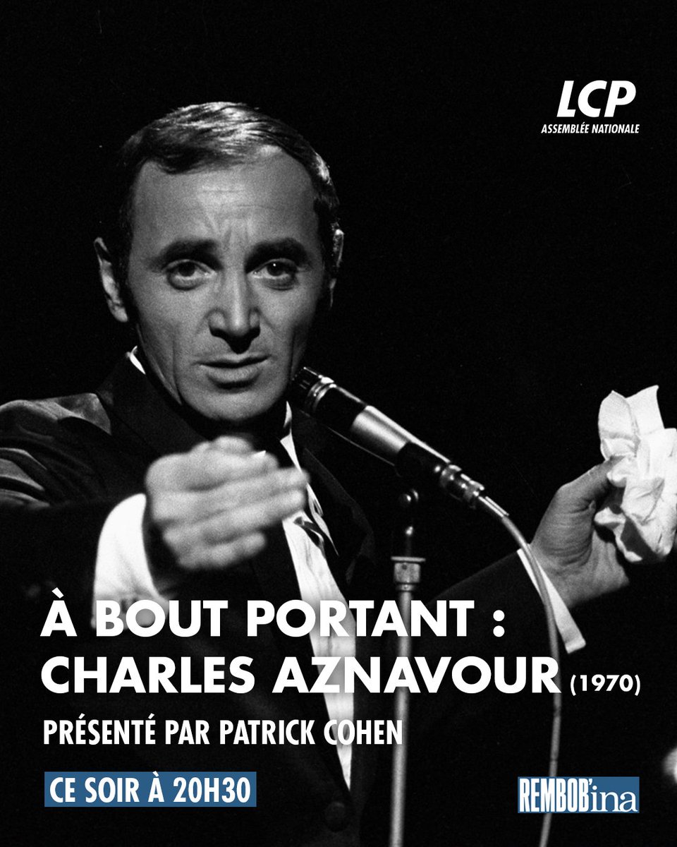 Hommage à l’un des plus célèbres chanteurs français du XXème siècle, qui aurait fêté ses 100 ans en 2024

📺Ce soir à 20h30 dans #RembobINA <a href="/Inafr_officiel/">INA.fr</a>