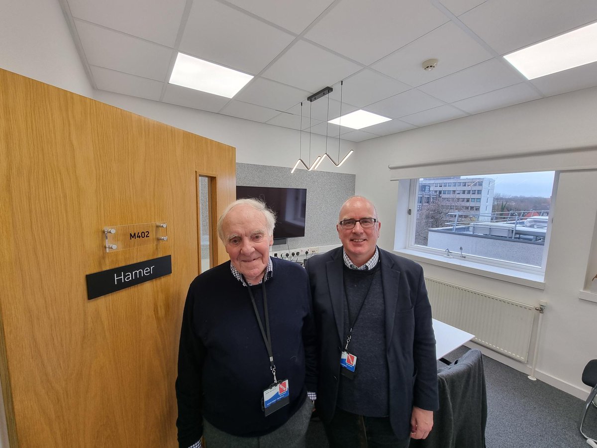 It was a pleasure for us to host one of the original founding members of AlphaPlus, John Hamer, in his room!