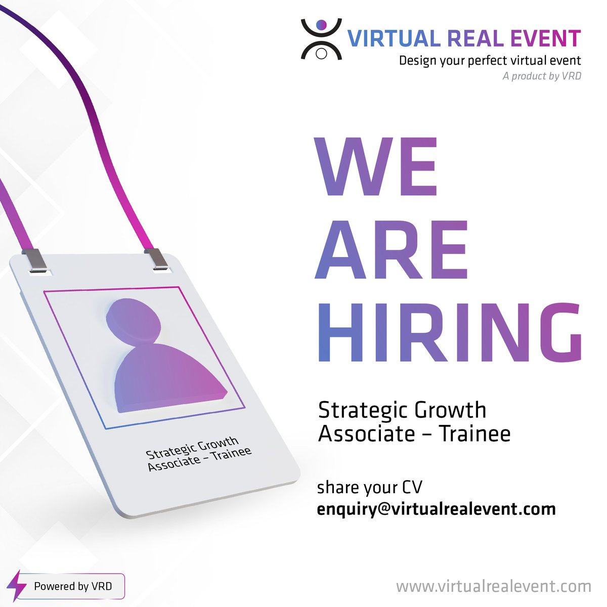 VirtualR_Event's tweet image. 𝗦𝘁𝗿𝗮𝘁𝗲𝗴𝗶𝗰 𝗚𝗿𝗼𝘄𝘁𝗵 𝗔𝘀𝘀𝗼𝗰𝗶𝗮𝘁𝗲 – 𝗧𝗿𝗮𝗶𝗻𝗲𝗲 at #𝗩𝗶𝗿𝘁𝘂𝗮𝗹𝗥𝗲𝗮𝗹𝗘𝘃𝗲𝗻𝘁. 

𝙎𝙝𝙖𝙧𝙚 𝙮𝙤𝙪𝙧 𝘾𝙑: 𝙚𝙣𝙦𝙪𝙞𝙧𝙮@𝙫𝙞𝙧𝙩𝙪𝙖𝙡𝙧𝙚𝙖𝙡𝙚𝙫𝙚𝙣𝙩.𝙘𝙤𝙢

#VRE #VirtualRealDesign #HiringAlert #MBAFreshers #CareerKickstart #Accenture #NowHiring