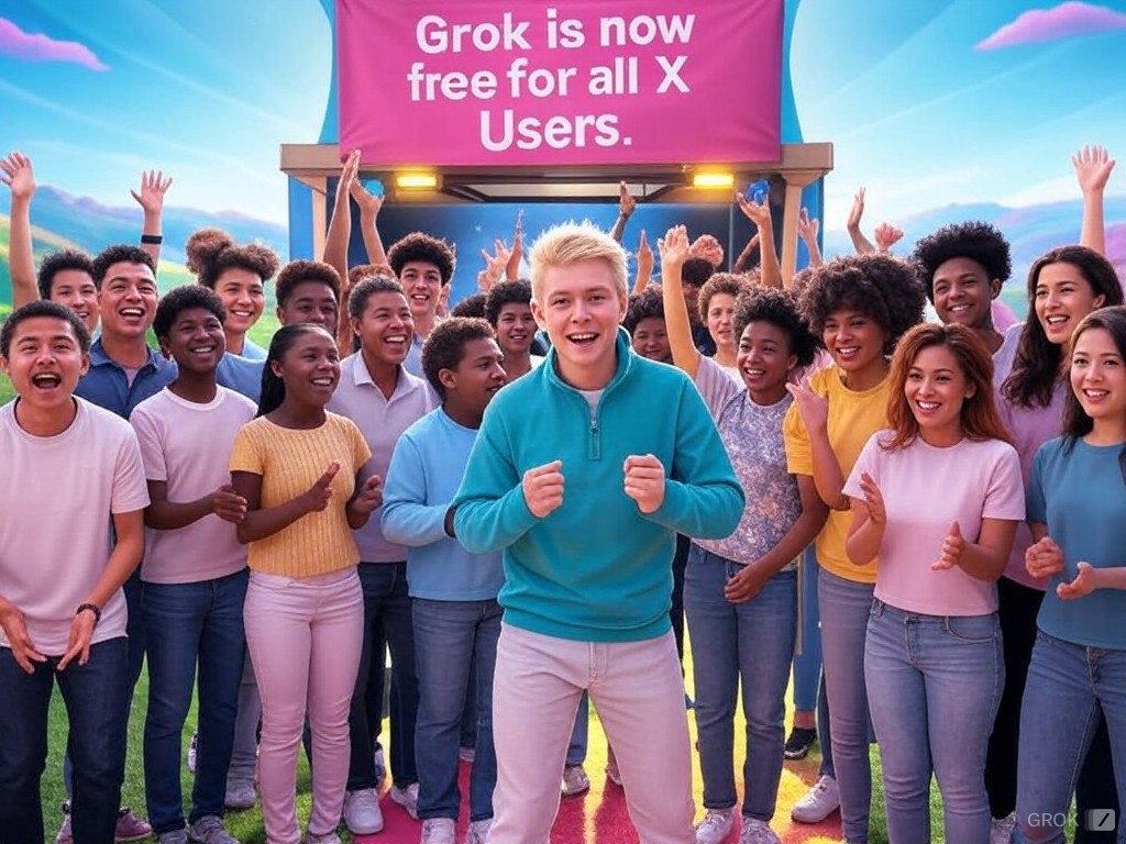 everythinginai's tweet photo. @Grok now free for All users on X !
Image generated by Grok https://t.co/96c2zjQ3LI