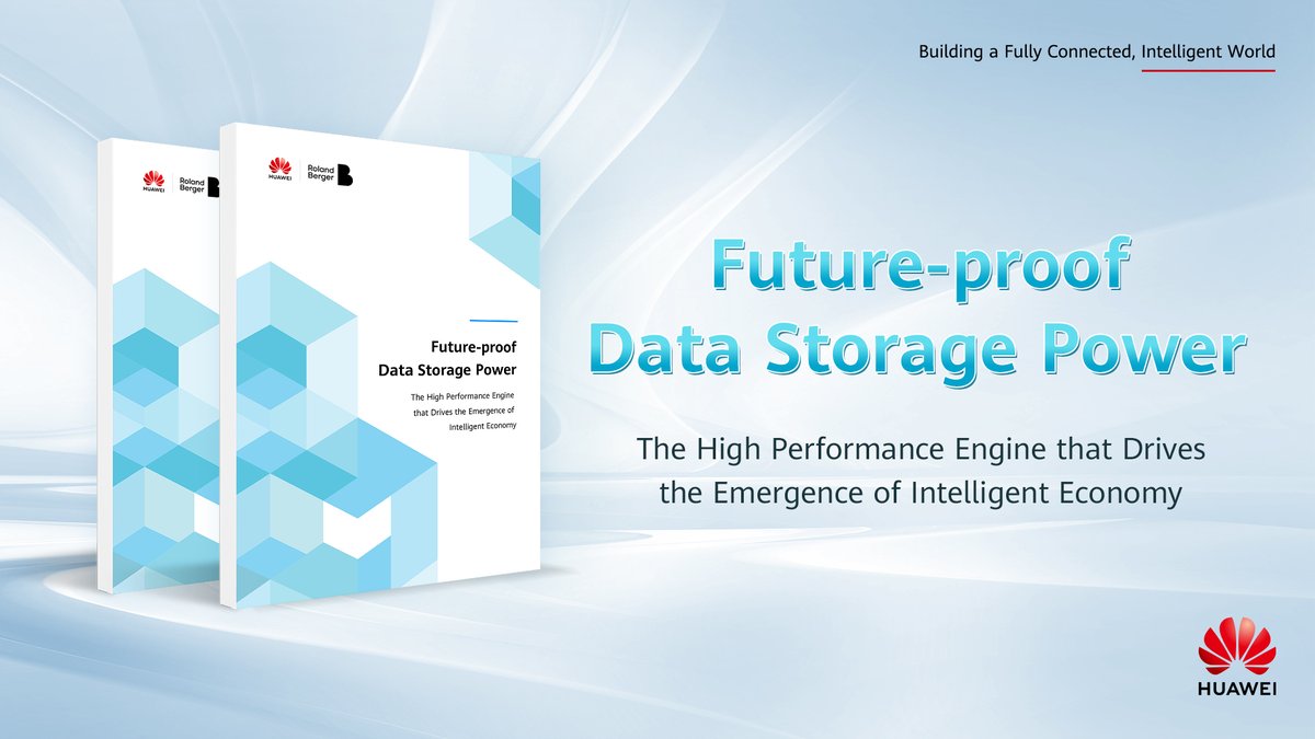 HuaweiEntEurope's tweet image. What does Future-proof Data Storage Power get you❔ ⚡Ultimate performance 
🎢 Scalable capacity
🛡️Intrinsic resilience 
—and more! Find insights from our latest: bit.ly/3BxKTtB #HuaweiStorage #DataStoragePower
