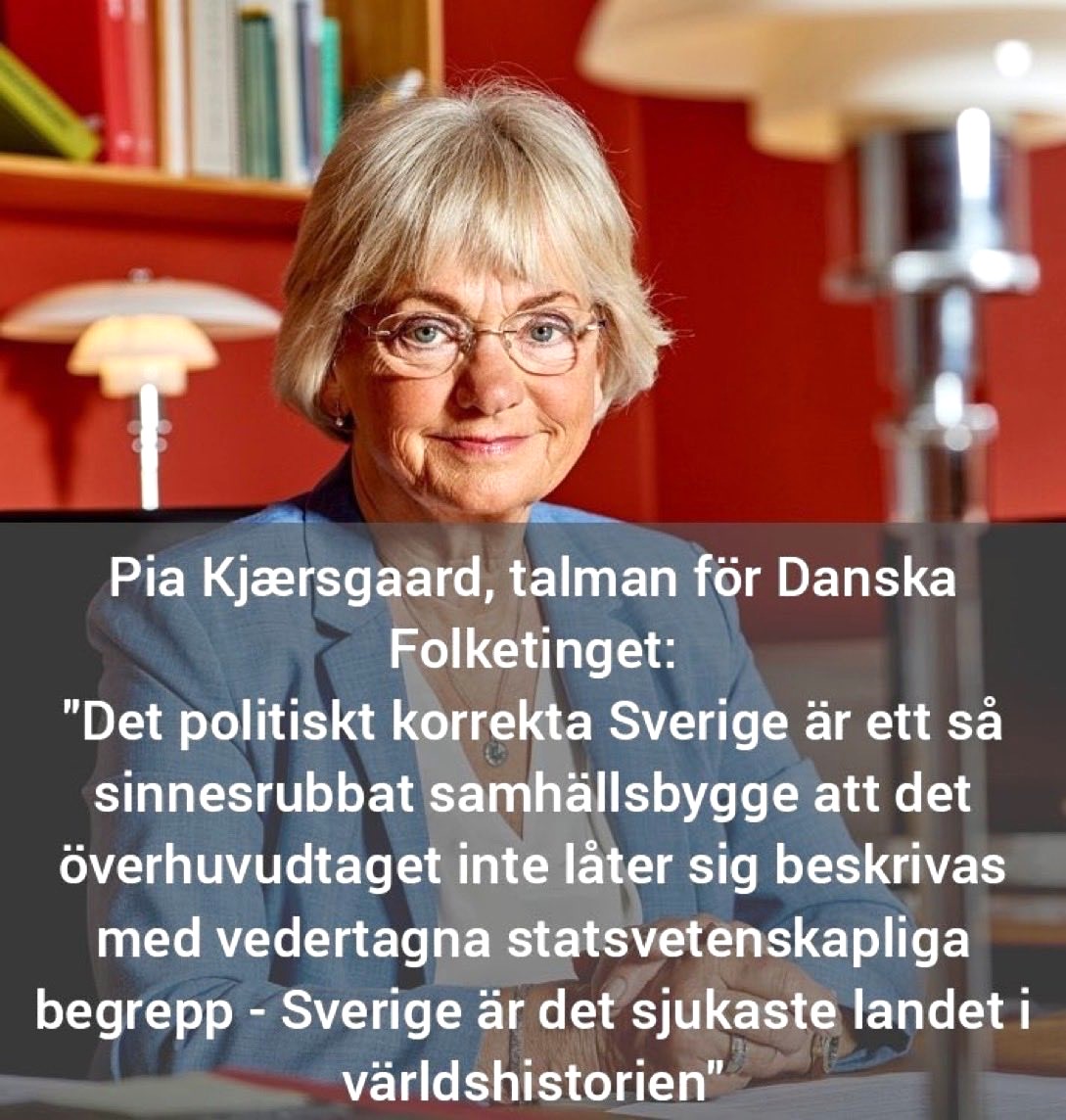 Pia Kjaersgaard... är min nya idol 🥳👍😅😂🤣