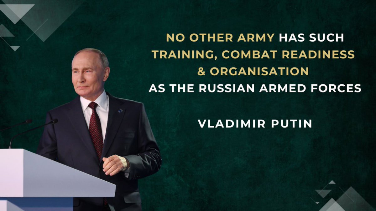 #PutinPresser

💬 President #Putin: No other army in the world has such training, combat readiness and internal state as the Russian troops have.

☝️ In our decision-making we will be guided by our own national interests.

#Outcomes2024