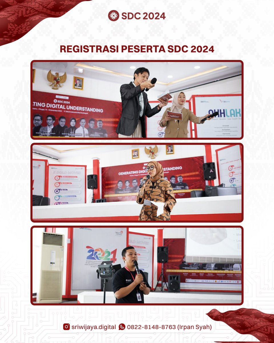 PLMBGDigital's tweet photo. Yukk intip keseruan DAY 1 SDC 2024 kemaren! Terimakasih buat semua yang udah nyempetin hadir buat sharing knowledge dan networking bareng 🤩🤩 https://t.co/KbELkCp4Xd