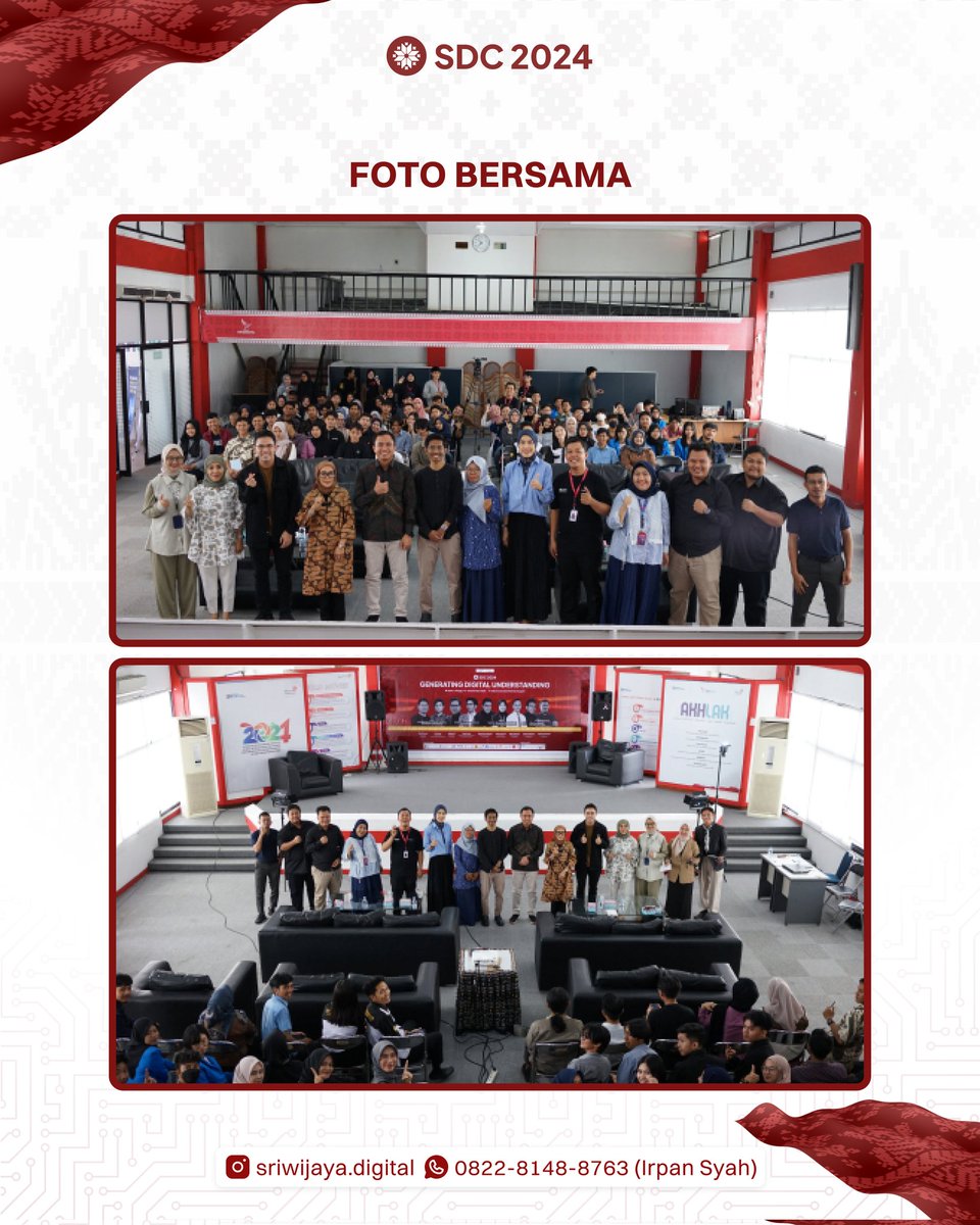 PLMBGDigital's tweet photo. Sesi foto bersama, Sriwij'AI'a, Ice Breaking, dan Career Wireframe https://t.co/uHxvAhwwxL