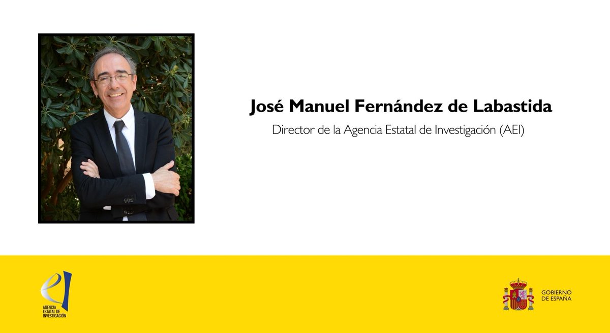 Ministerio de Ciencia, Innovación y Universidades (@cienciagob) on Twitter photo ✅ El Consejo Rector de la <a href="/AgEInves/">Agencia Estatal de Investigación</a> ha nombrado a José Manuel Fernández de Labastida (<a href="/jmf_labastida/">Jose Labastida</a>) como nuevo director del centro.
✅ Es catedrático de Física Teórica y, hasta ahora, jefe de la Unidad de Apoyo al Consejo Científico del <a href="/ERC_Research/">European Research Council (ERC)</a>.
ciencia.gob.es/Noticias/2024/… ✅ El Consejo Rector de la <a href="/AgEInves/">Agencia Estatal de Investigación</a> ha nombrado a José Manuel Fernández de Labastida (<a href="/jmf_labastida/">Jose Labastida</a>) como nuevo director del centro.
✅ Es catedrático de Física Teórica y, hasta ahora, jefe de la Unidad de Apoyo al Consejo Científico del <a href="/ERC_Research/">European Research Council (ERC)</a>.
ciencia.gob.es/Noticias/2024/…