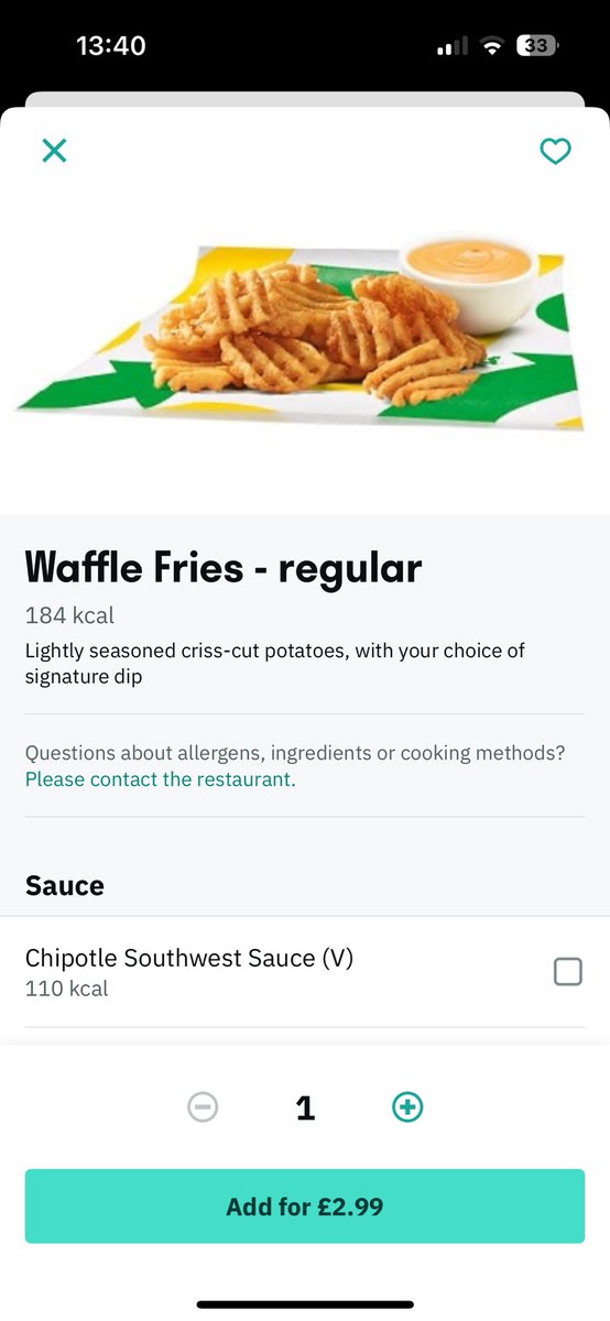 Ellllaa_'s tweet photo. @SUBWAY what is this? Because I’ve certainly surely not been delivered the waffle fries you advertise on your menu… disgusting https://t.co/J15vmv1FNl