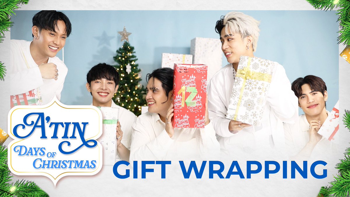 A’TIN DAYS OF CHRISTMAS 🎁

DAY 12 - GIFT WRAPPING 🎁

Watch it here
🔗 : youtu.be/9B06l3wmoxg

#SB19 #ATinDaysOfChristmas