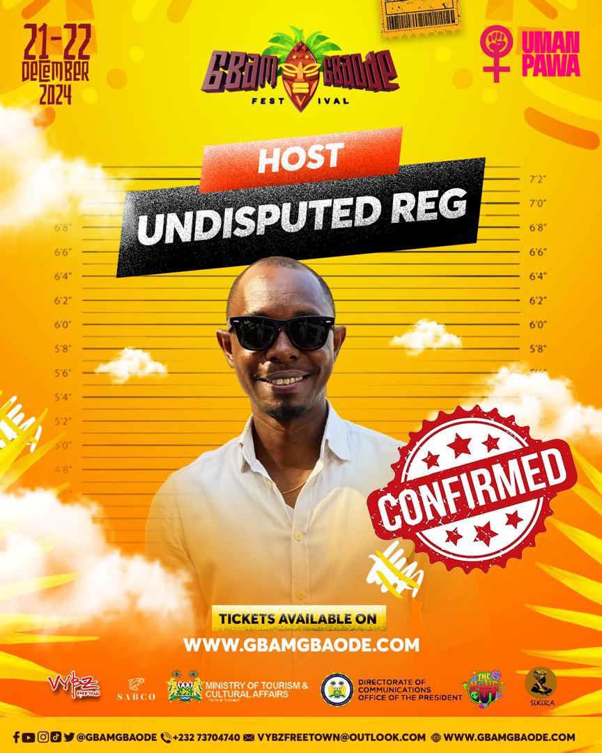 UndisputedReg's tweet image. I will be hosting @gbamgbaode this again!
Come out cuz u knw I bring the vybe!

#SaloneX 
#gbamgbaode