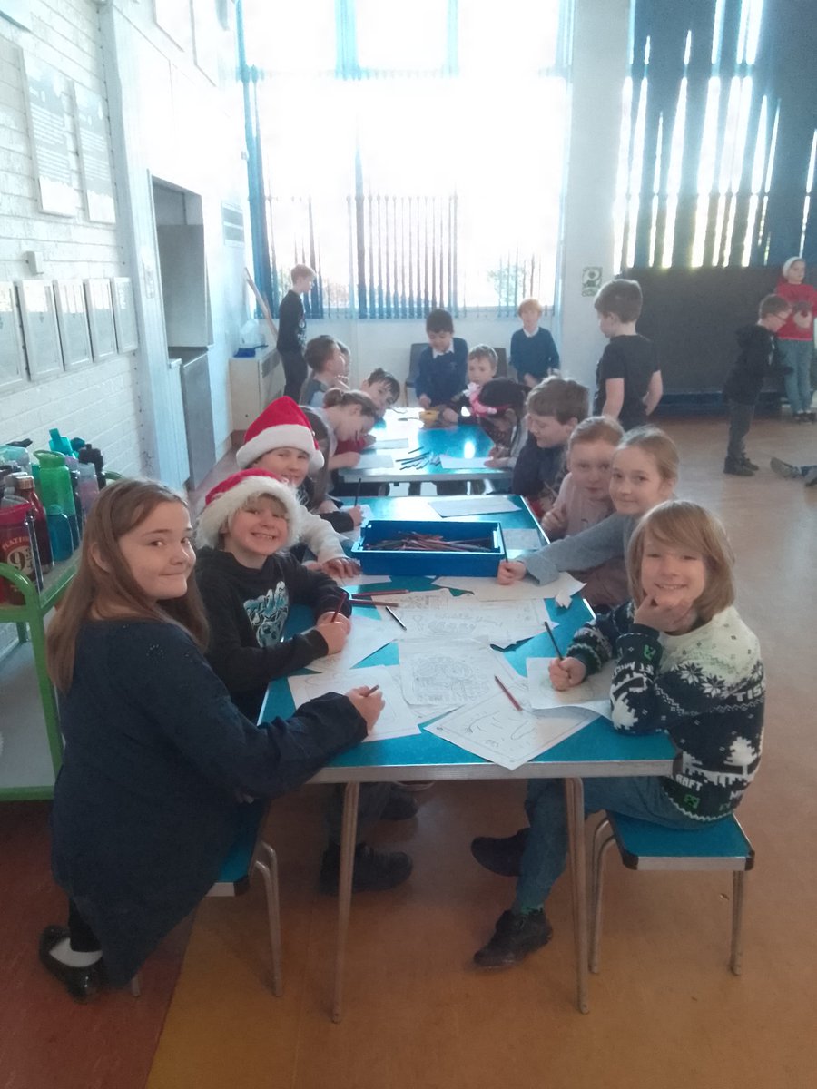 KS2's Christmas party is underway! We have some very excited children! 🎅🎶🎉