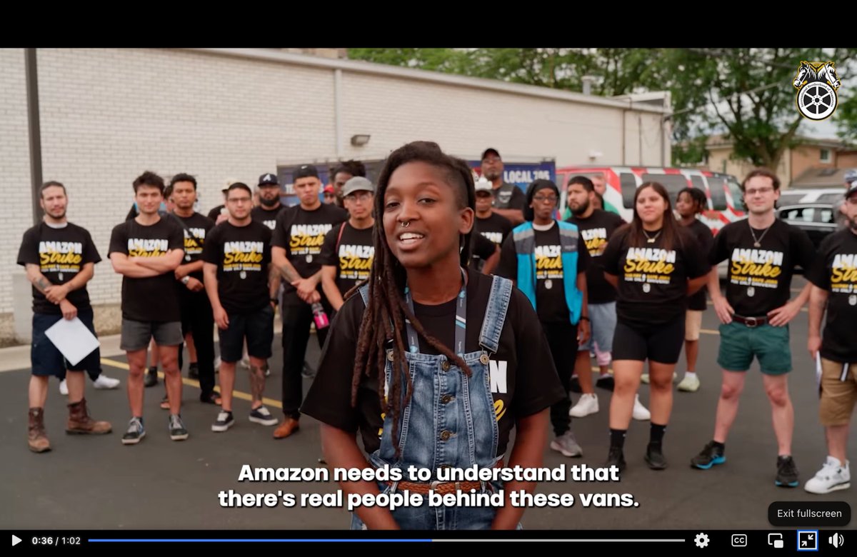 BigJMcC's tweet image. The @Teamsters Union has launched the largest strike against Amazon in U.S. history. 

#AmazonUnion #JeffBezos @JeffBezos 

facebook.com/share/v/1CP52T…