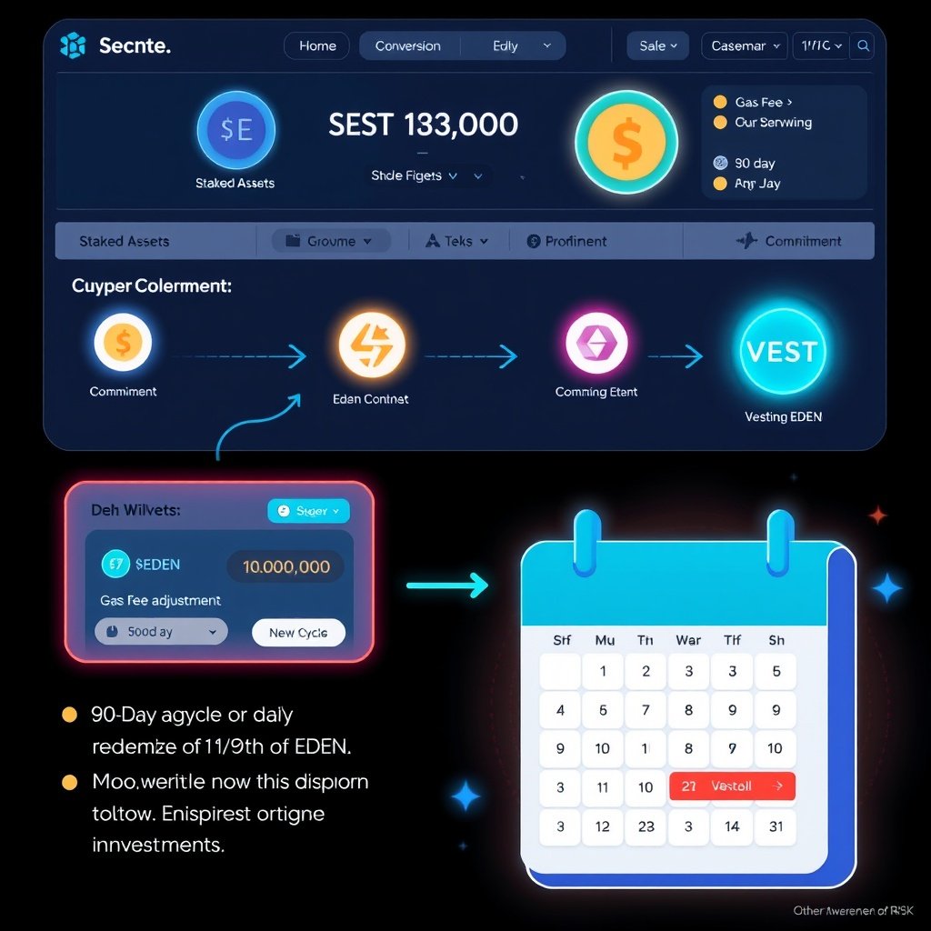 🌟 Convert Your $EDEN to $ELYS with Ease! 🌟

If you were an $ATOM staker, you might have received an <a href="/elys_network/">Elys Network</a> airdrop! Wondering how to convert your EDEN to ELYS? Follow these steps:

1️⃣ Visit: app.elys.network  
2️⃣ Go to Staked Assets -> Eden Commitment -> Manage