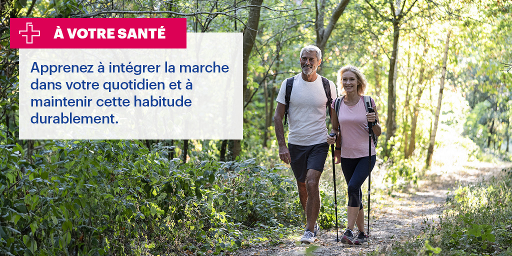 MutuelleMGP's tweet image. Nouvelle #année, nouveau départ. Résolution #3 : adopter la marche au quotidien. 🚶 Accessible, sans matériel et bénéfique pour la santé, elle tonifie les muscles, réduit le #stress et améliore l'endurance. Pour en savoir plus. 👉 bit.ly/MARCHE_MGP