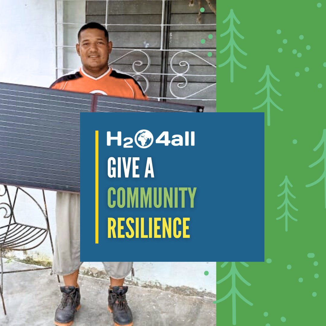 #spreadjoysharesafewater | Help empower a struggling community with the gift of solar power: h2o4all.ca/2024/10/solar-…

Your gift of $50 will help provide a sustainable electricity source to a struggling community in Cuba,

#safewater #safewaterforall #water #sanitation