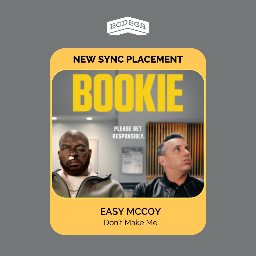 This week's episode of the Max comedy series Bookie features "Don't Make Me" by the unstoppable <a href="/easymccoy/">Easy MCcoy</a> , don't sleep on the deets! bit.ly/3BrQ3XX