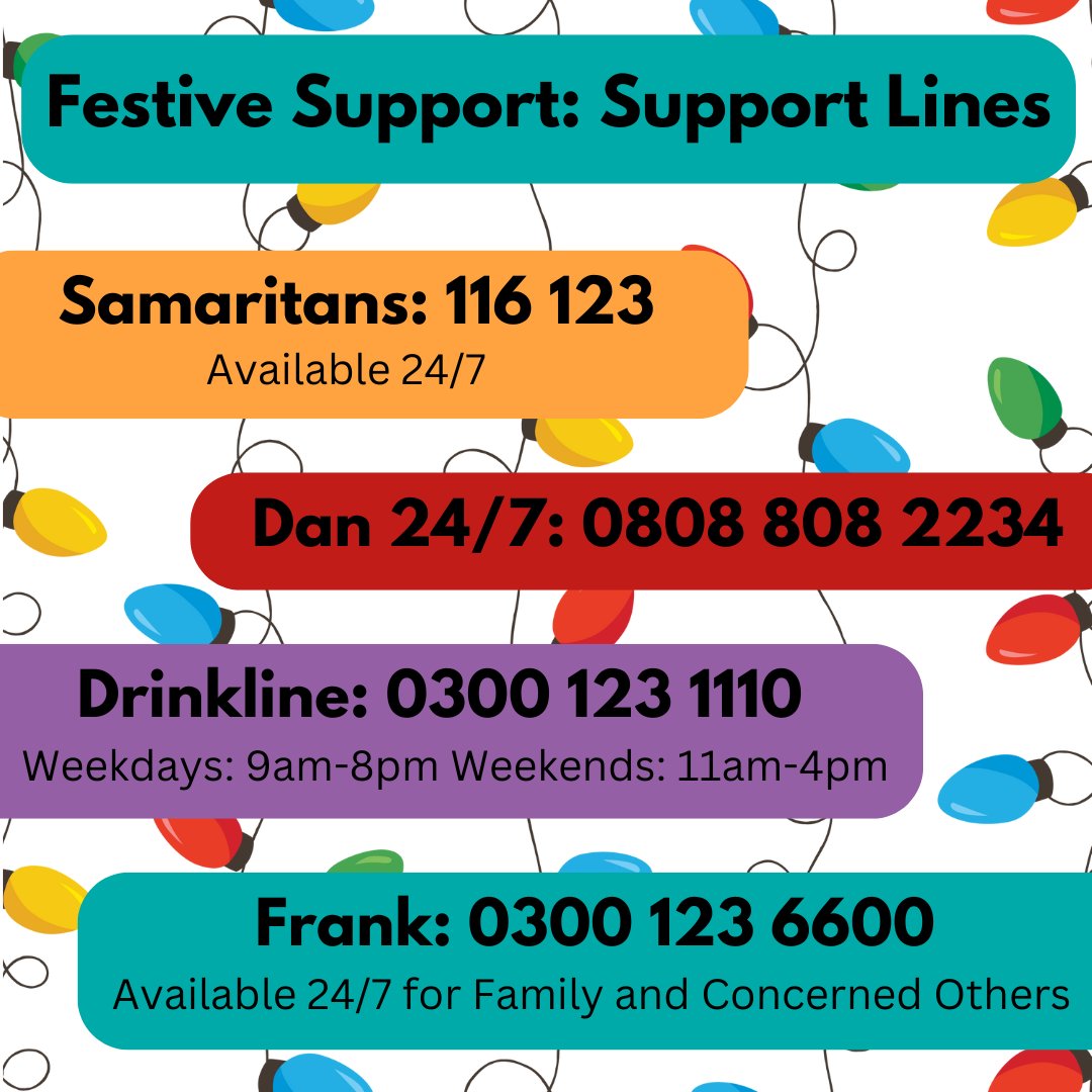 CAVDAS25's tweet image. Christmas can be a difficult time for many, and that&apos;s okay.
If you&apos;re feeling overwhelmed, remember that support is available. ❤️

#festivesupport #substanceusesupport #harmreduction #itsokaytonotbeokay