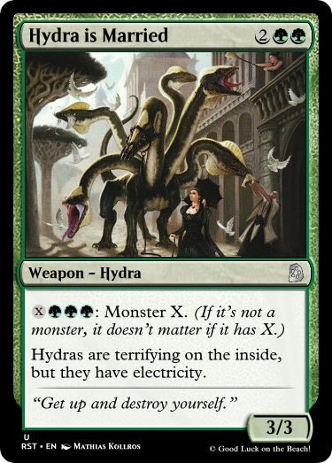 Domesticated Hydra #GoogleTranslatesMTG